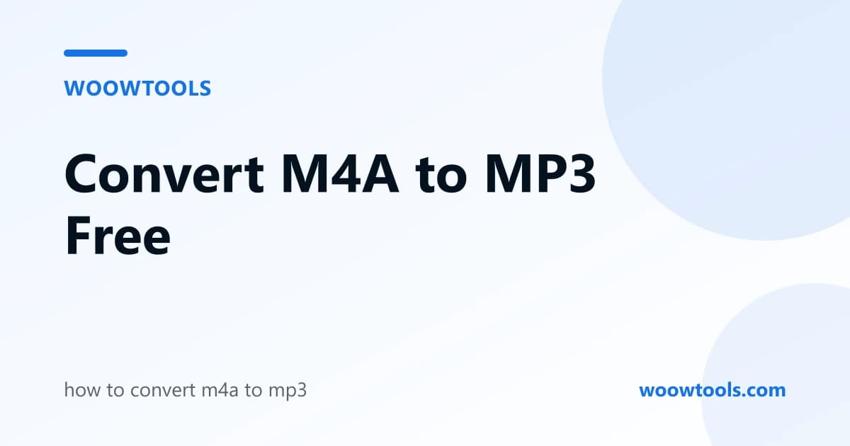 How to Convert M4A to MP3 (Free, Private, Any Device)